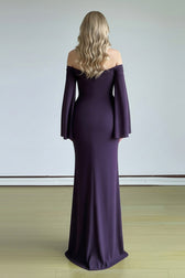 Strapless Column Gown Prom Dress