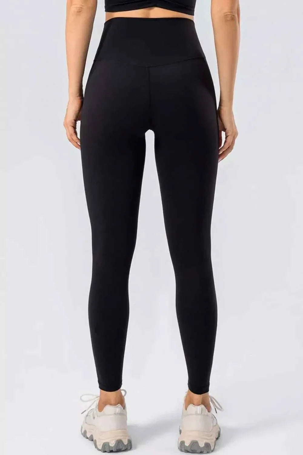High Waist Wide Waistband Seamless Active Leggings 5