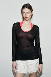 Slouchy Relaxed Long Sleeve Cover Up