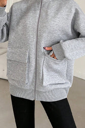 Slim Fit Casual Bomber Jacket
