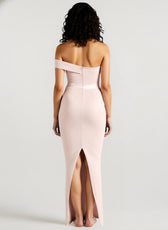 Beaded Bustier Evening Prom Dress