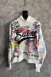 Murakami Graffiti Print Hoodie