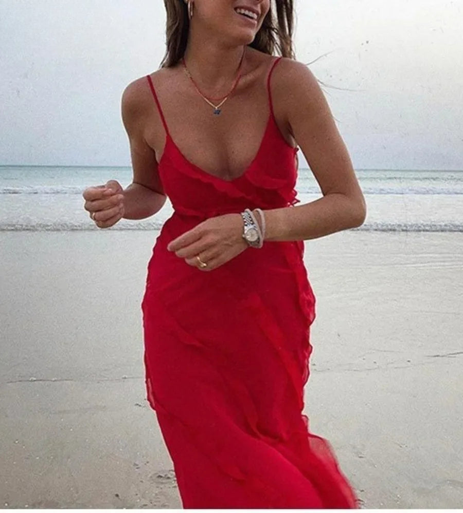 Backless Maxi Dress