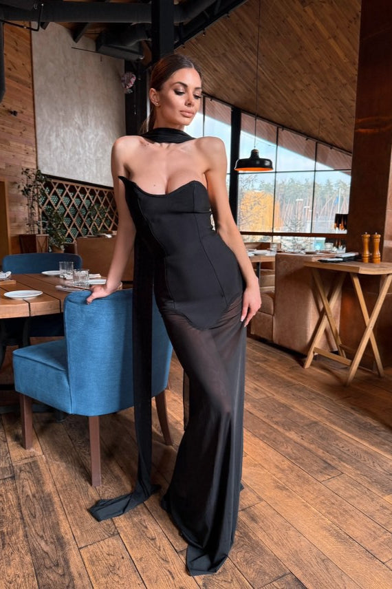Sheer Mesh Dress