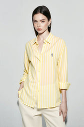 Linen Relaxed Striped Blouse