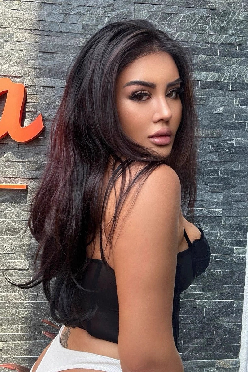 Push Up Lace Trim Sheer Cami Top