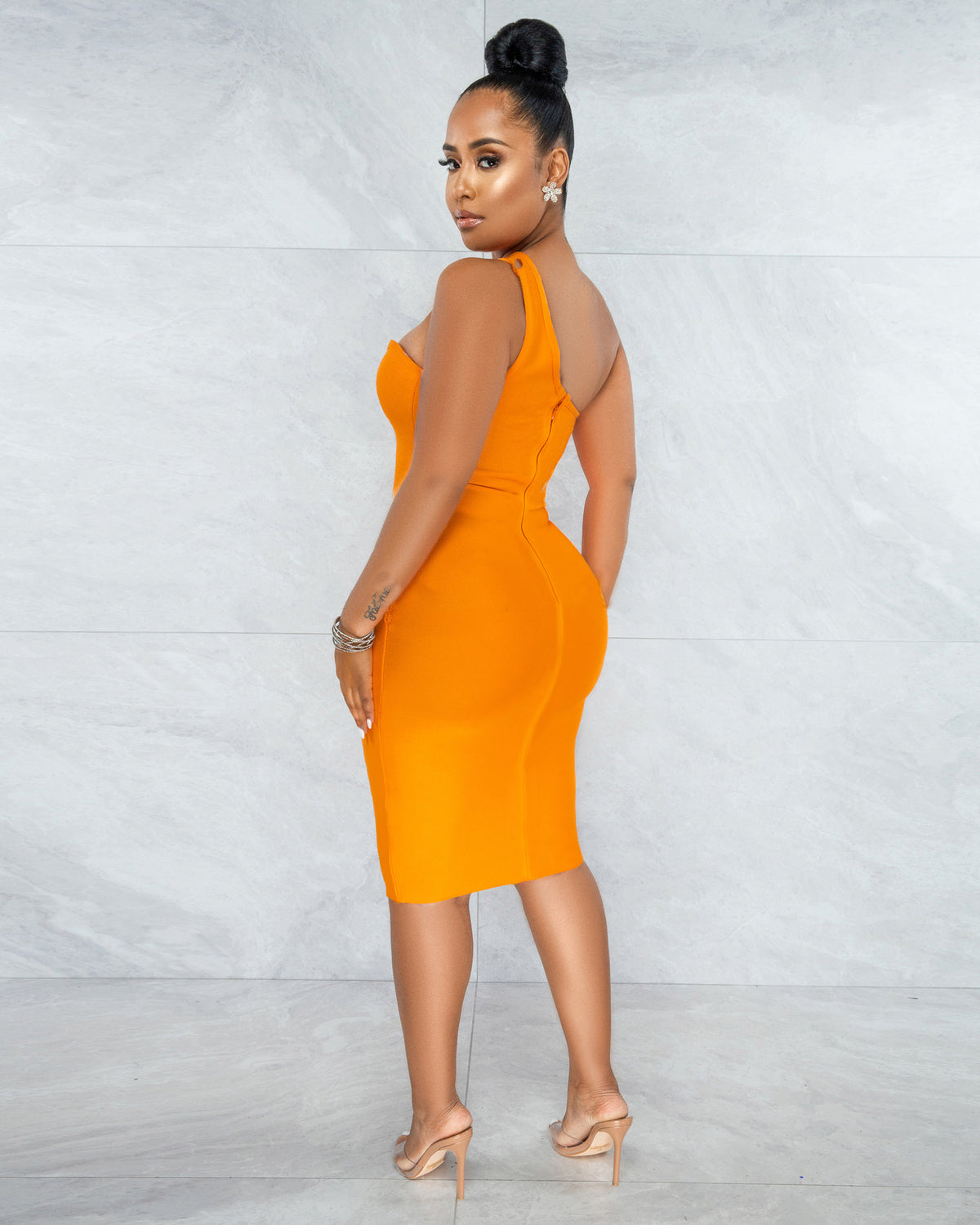 Women Clothing Sexy Mesh Patchwork Invisible Zipper Dress