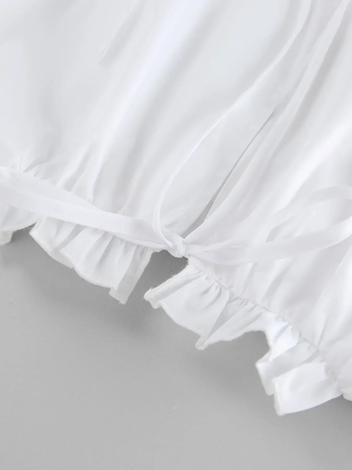 Ruffle Mock Neck Sleeveless Tiered Swing Mini Dress 9