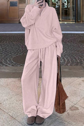 Quiet Luxury Hoodie Joggers Activewear Set