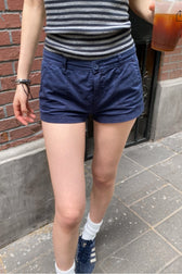 Y2K Utility Pocket High Rise Shorts