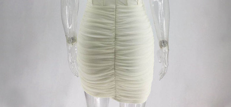 Cupid's Dream Mini Dress - Off White