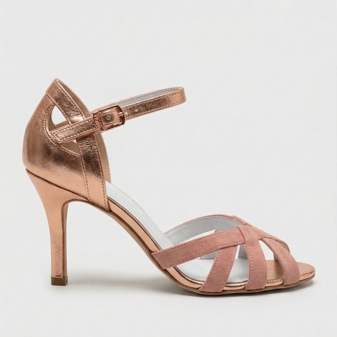 Open Toe Ankle Strap Strappy Stiletto Heel Sandals