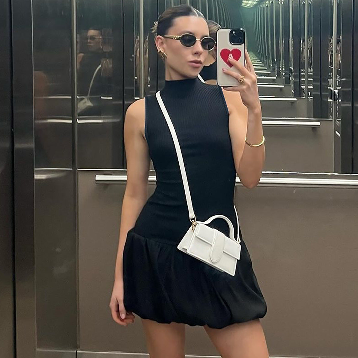 Bliss Mini Dress - Black