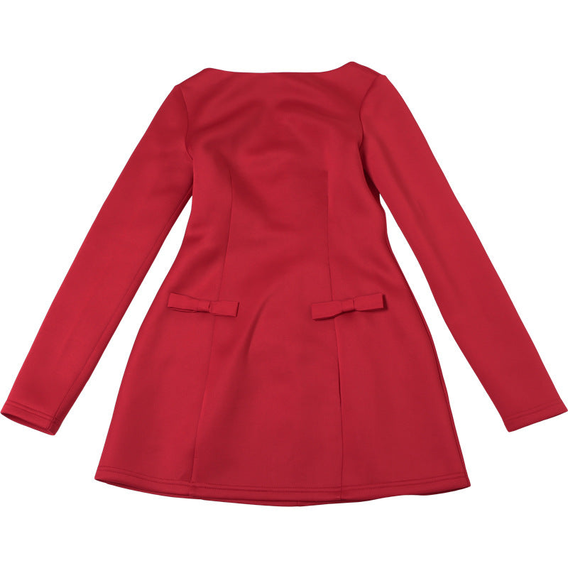 Red Chemistry Mini Dress - Red