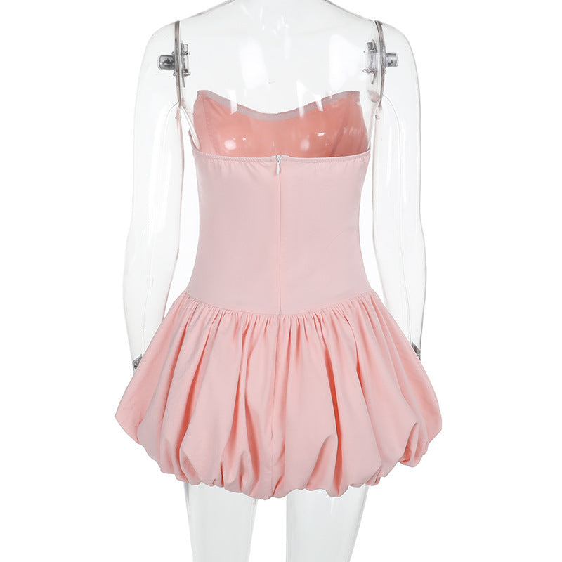 Carnation Mini Dress Pink