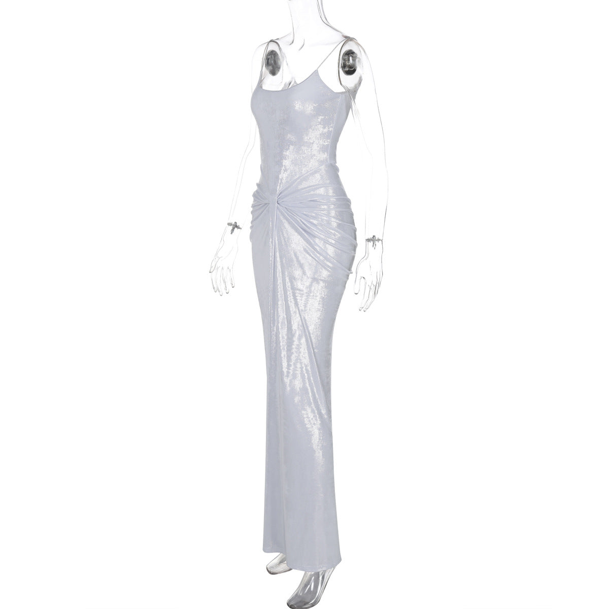 Vinson Maxi Dress - Silver