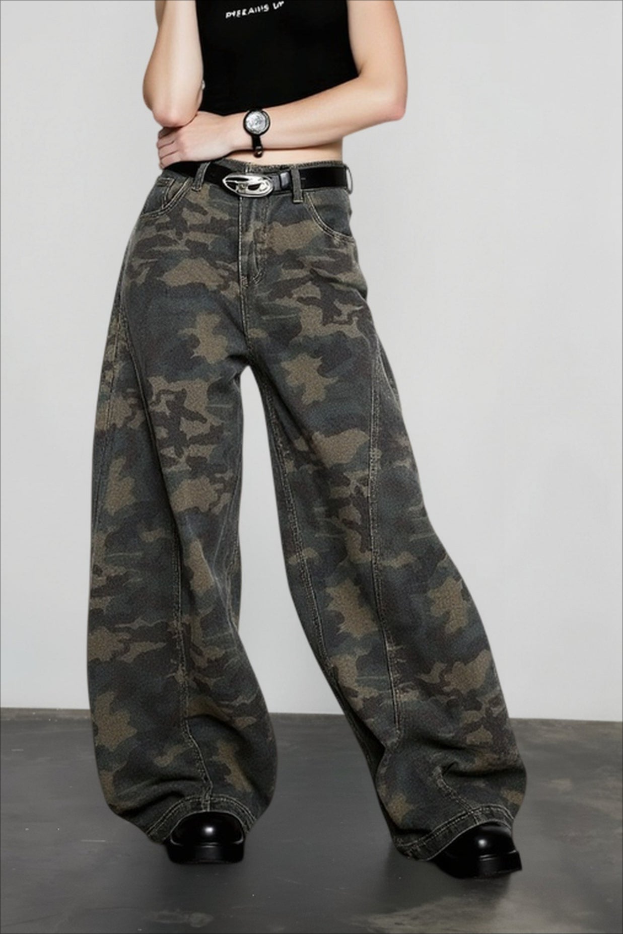 Vintage Washed Denim Jeans