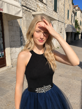 Adult High Waist Tulle Puff Mini Skirt