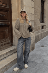 Soft Rib Relaxed Cardigan