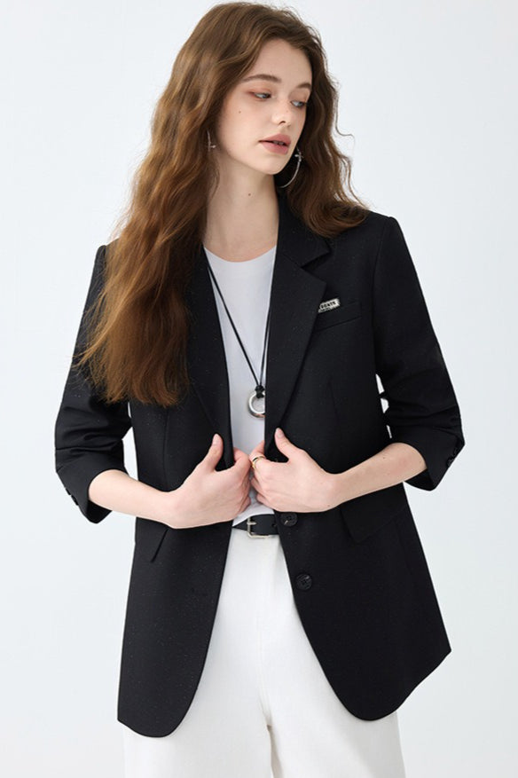 Elegant Long Sleeve Blazer