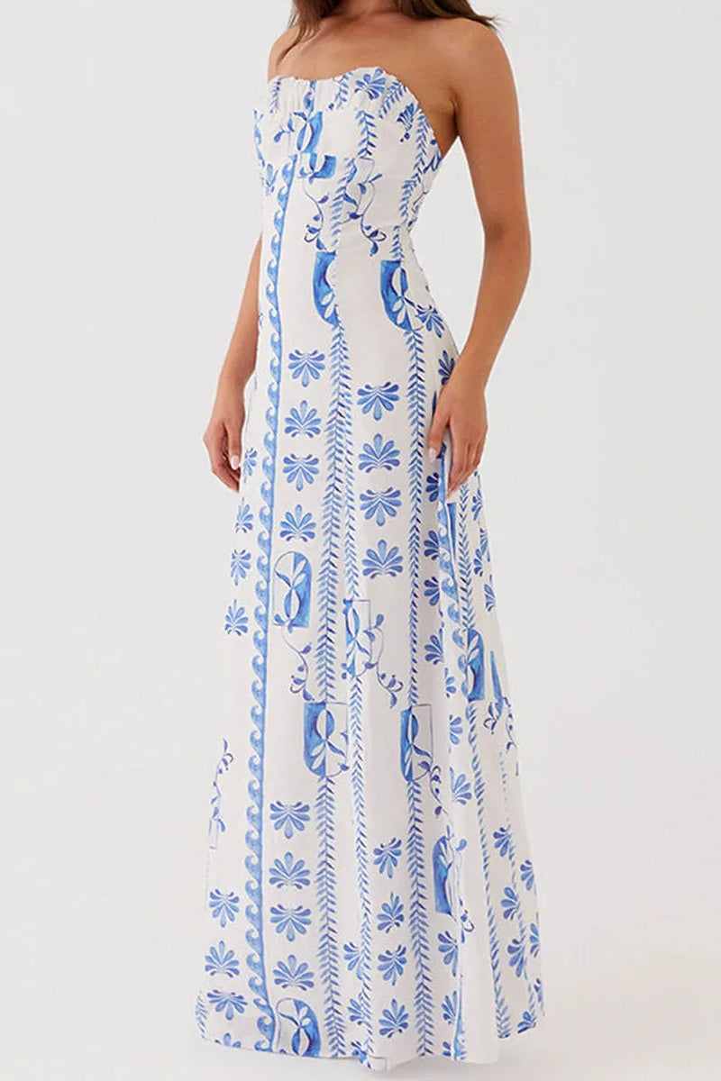 Off Shoulder Edition Aline Maxi Floral Dress