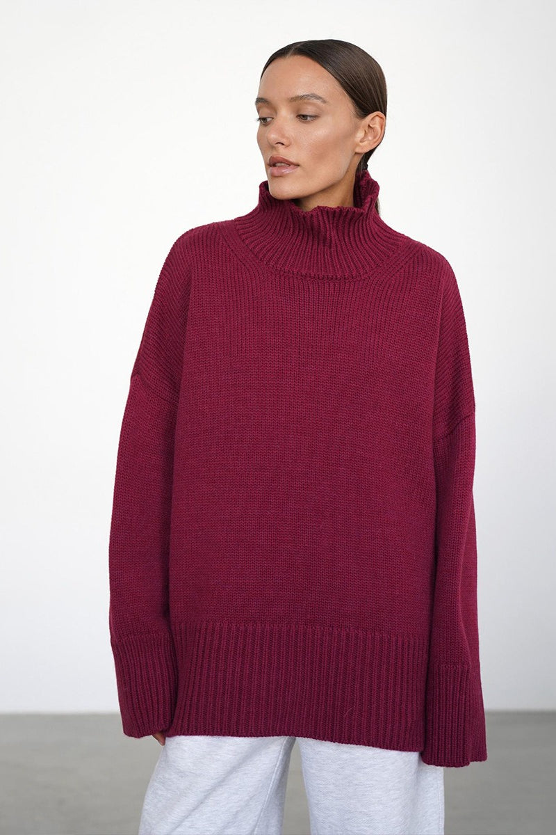 Turtleneck Knit Sweater