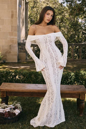 Backless Mesh Patchwork Maxi Dress 3