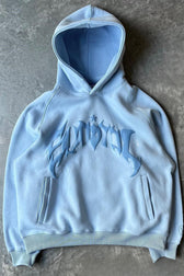 Vintage Pullover Graphic Print Hoodie