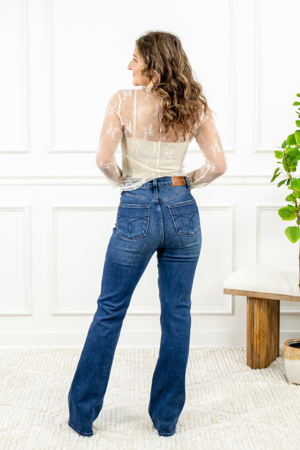 3 LENGTHS Sunset Trails Tummy Control Bootcut Judy Blue Jeans