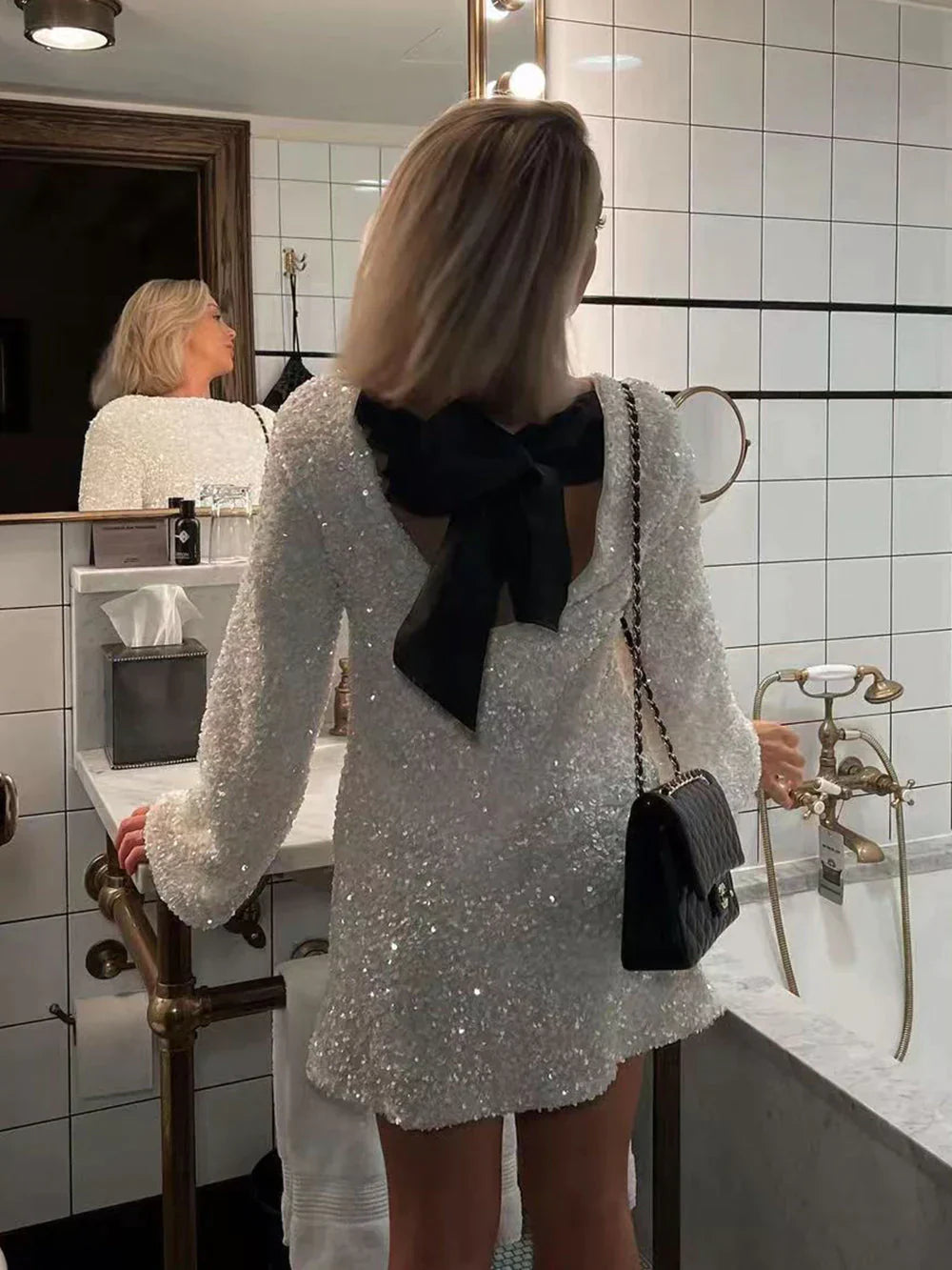 Eloísa Dress with Bow for Women Wardrobe Essential