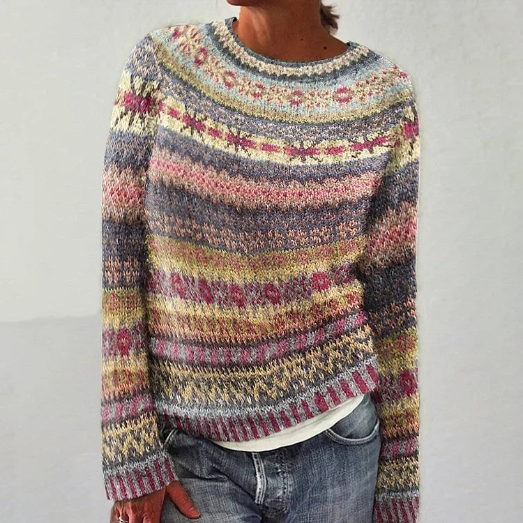 Loretta | Retro Scandinavian Knitted Sweater