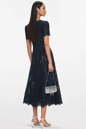 Aurore Lace Embellished Midi Dress - View 4