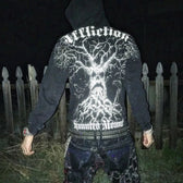 Gothic Skull Zipper Hoodie