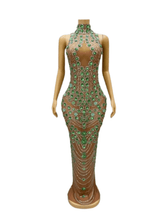 Rhinestone Embellished Maxi Dress - View 7