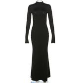 Fashion Open Back Maxi Dress