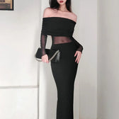 Patchwork Lace Bodycon Dress