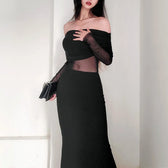 Patchwork Lace Bodycon Dress