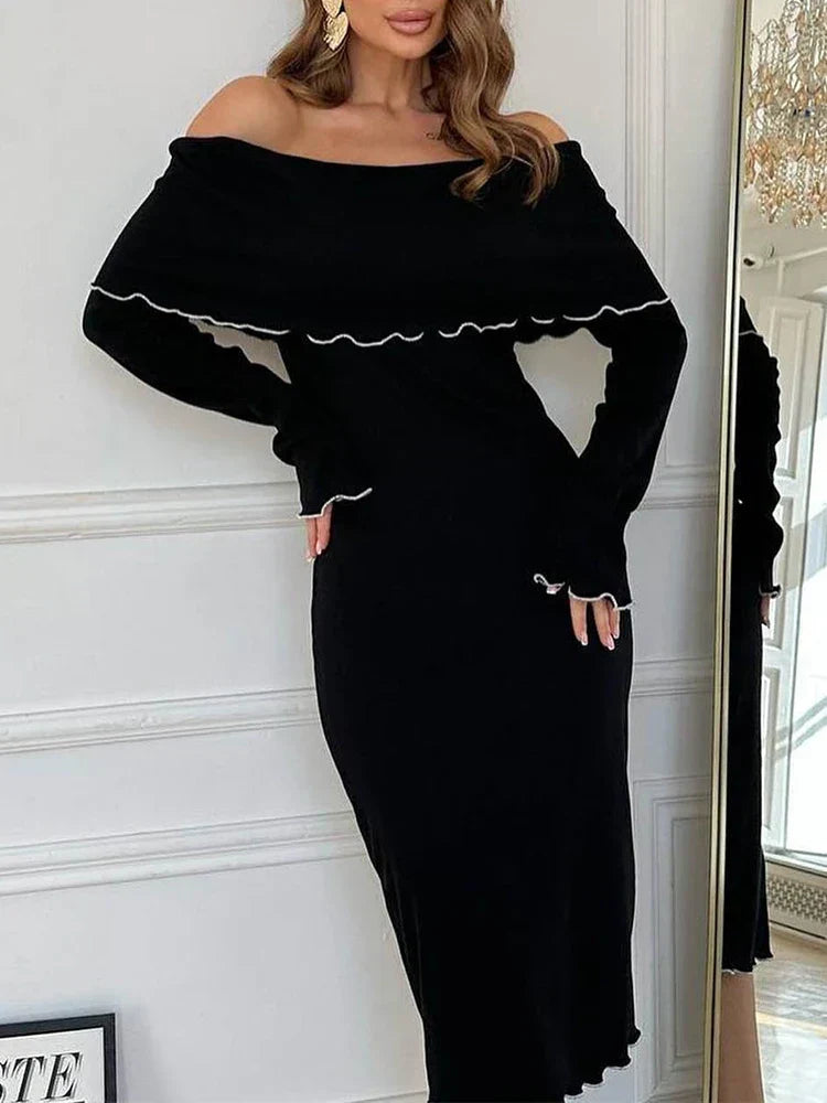 Off-the-Shoulder Bodycon Dress