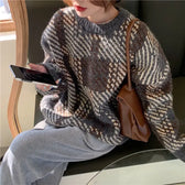 High Street Printing Round Neck Sweater
