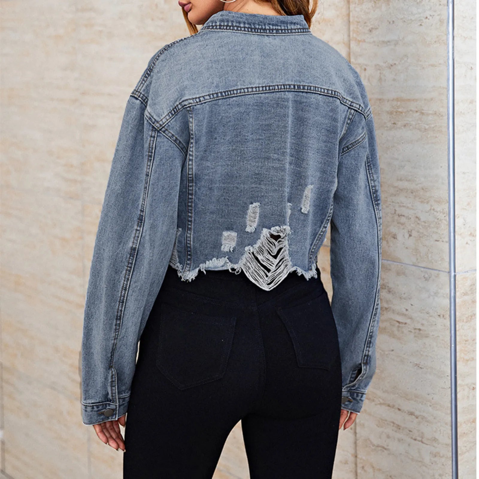 Distressed Denim Jeans