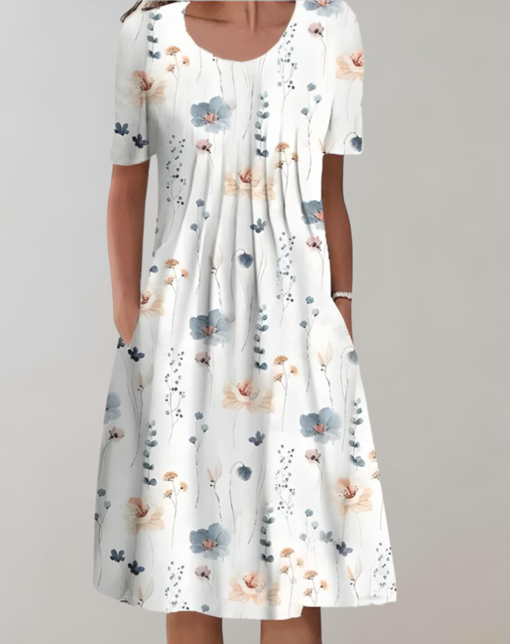 Minimalist Josefina Bohemian Midi Dress Elevated Occasion Wear