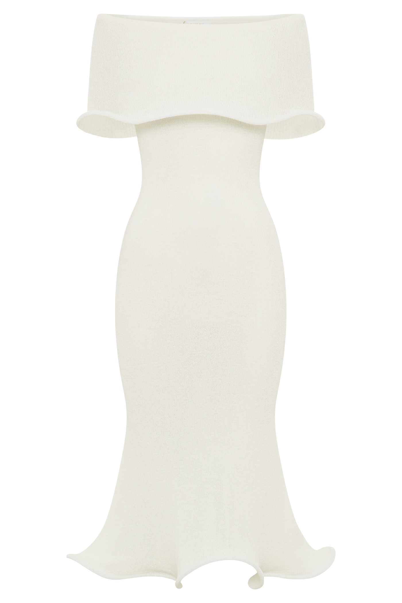 Knit Off Shoulder Short Sleeve Bodycon Midi Dress 8