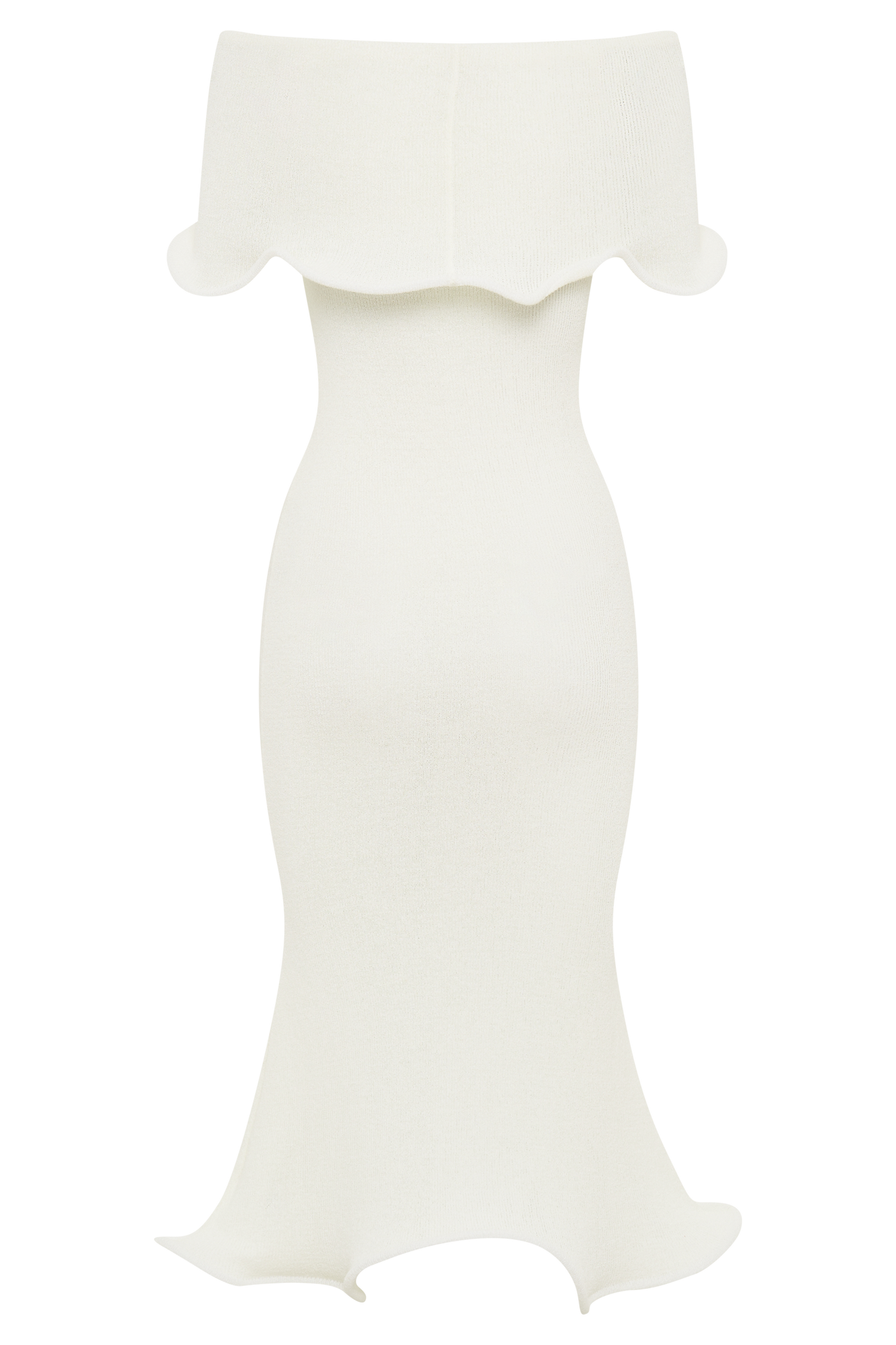 Knit Off Shoulder Short Sleeve Bodycon Midi Dress 7
