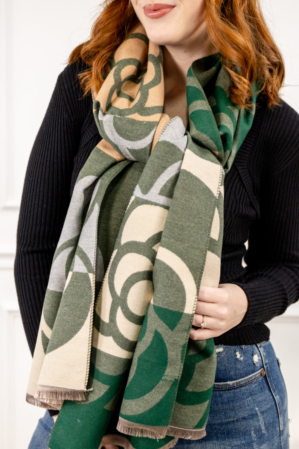 Petal Whisper Wrap Scarf