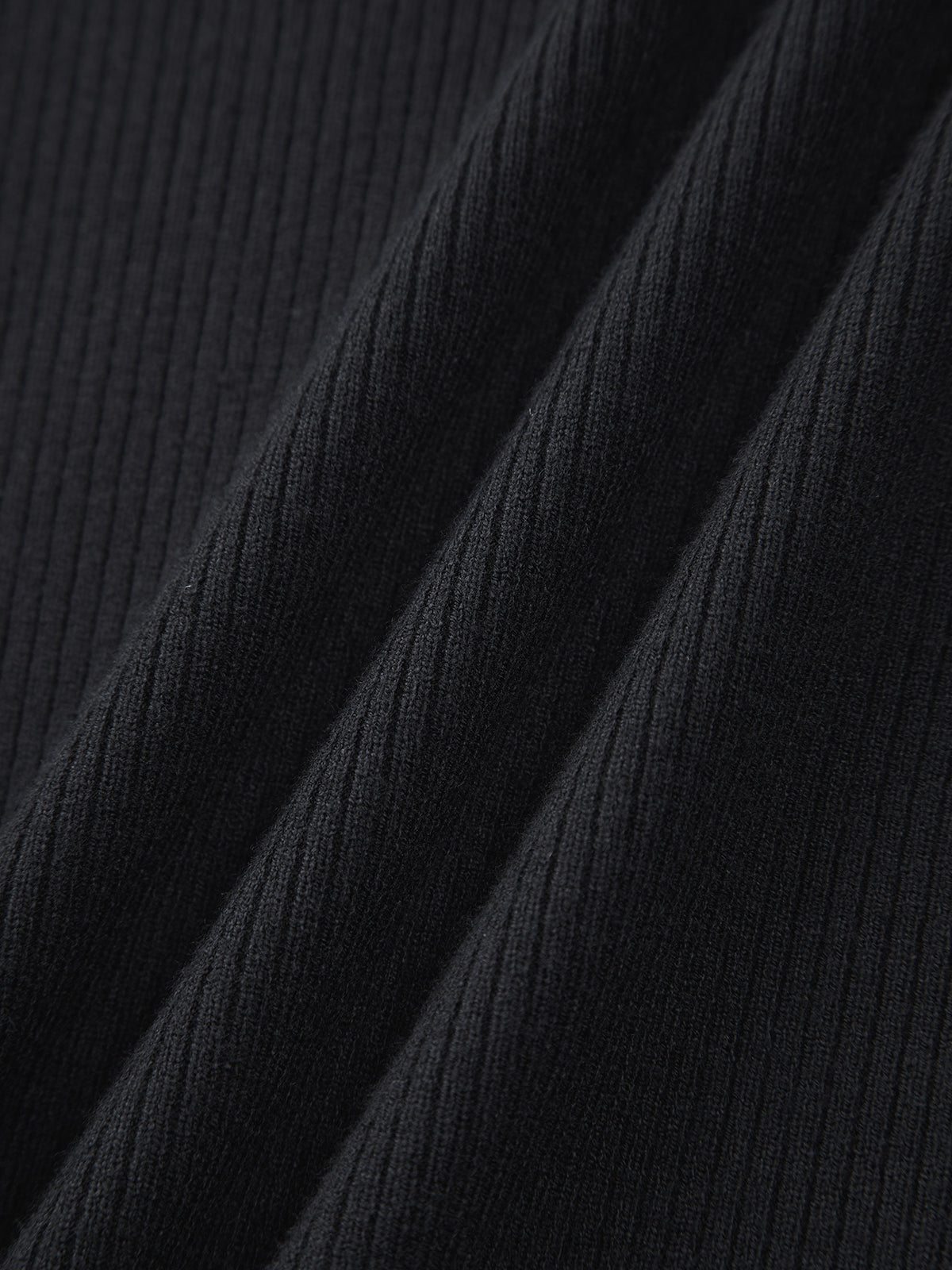 Contrast Lettuce Trim Mock Neck Long Sleeve Ribbed Knit Sweater 7