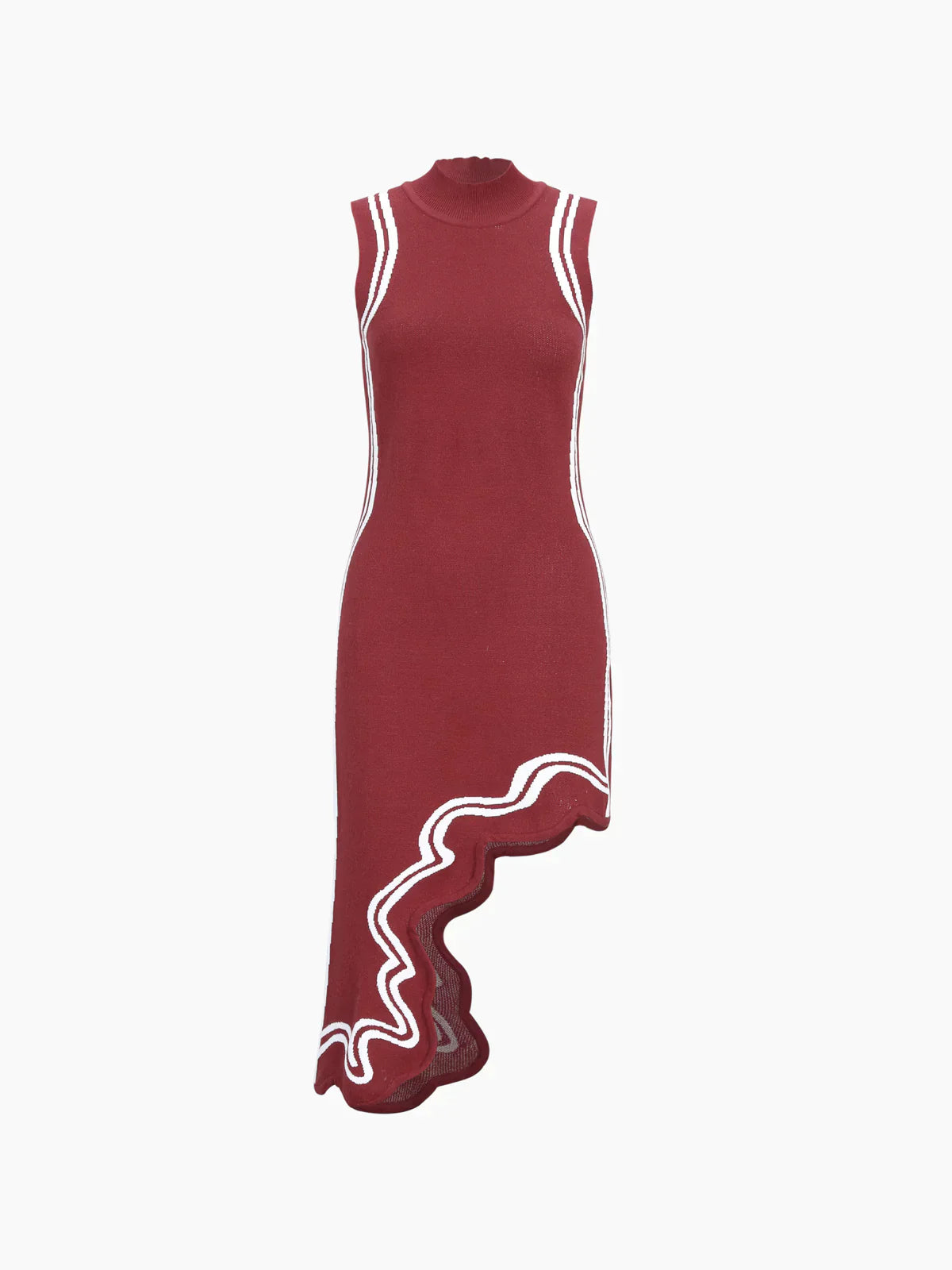 Dulce Asymmetrical Knit Dress for Women Everyday Fashion Pick