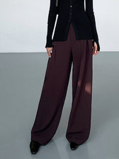 Pleated Graceful Wide Leg Pants