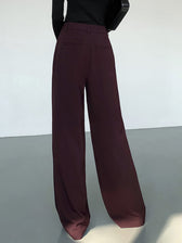Pleated Graceful Wide Leg Pants