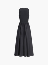 Crew Neck Sleeveless Pocket A-Line Maxi Dress 6