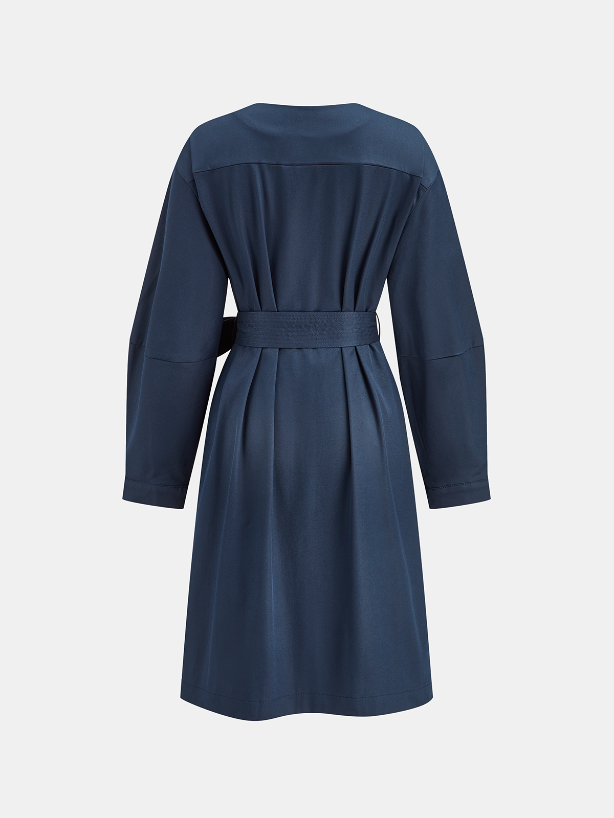Double Breasted Belted Trench Coat
